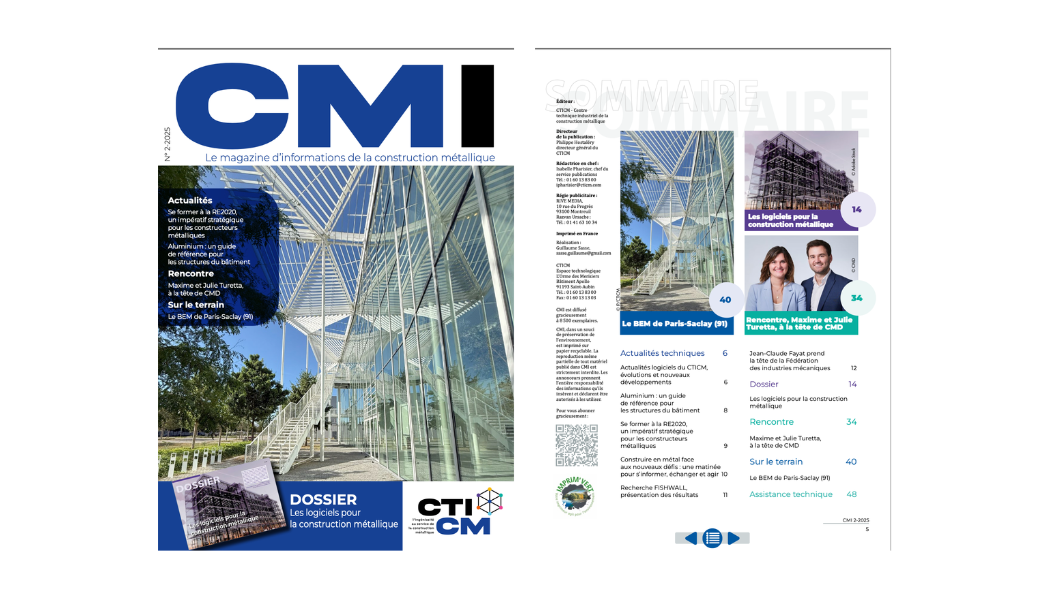 Article dans le magazine CMI paru en 2025. 